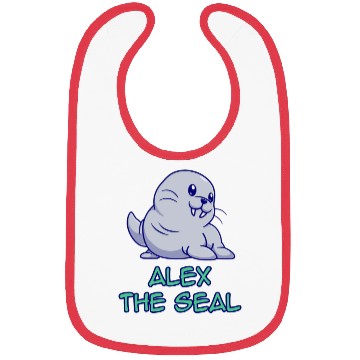 Discover Alex The Seal Bibs