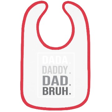 Discover Dada Daddy Dad Bruh Bibs, Cute Dad Bibs