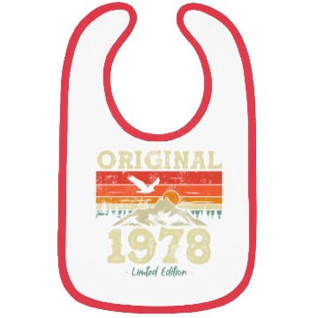 Discover Vintage and Retro 1978 Birthday Gift Bibs