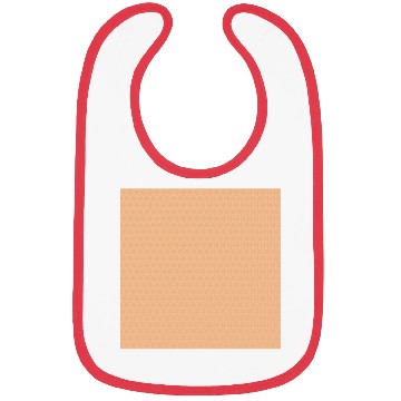 Discover Retro Orange Pattern Bibs