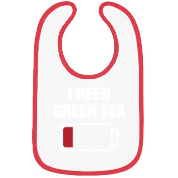 Discover Funny Green Tea Lover Quote Tea Drinker Bibs