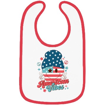 Discover American Vibes, Independence Day Bibs