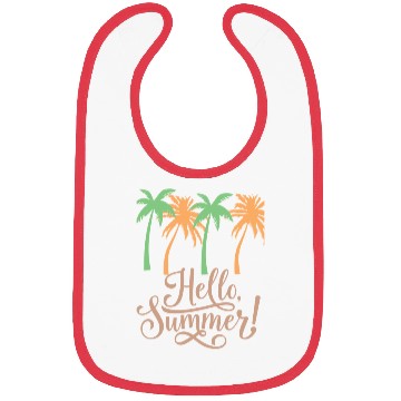 Discover Hello Summer Bibs