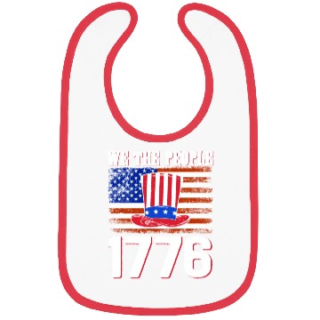 Discover We the People 1776 Independence Day US Patriot Bibs