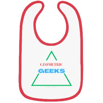Discover Red Blue Green Geometric Greeks Bibs