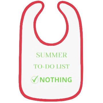 Discover Summer to-do list NOTHING Bibs
