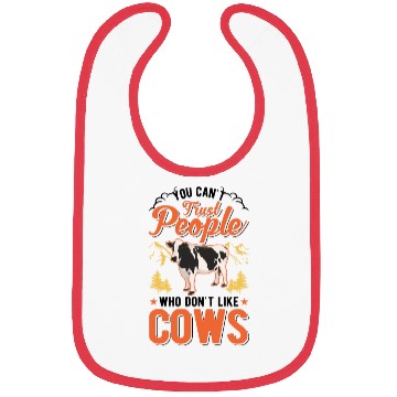Discover Cow Gift Farmer Cattle Breeder Cows Bibs
