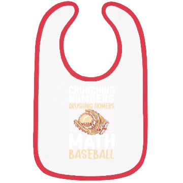 Discover Baseball Math Lover Mathematician Baseball Player Bibs