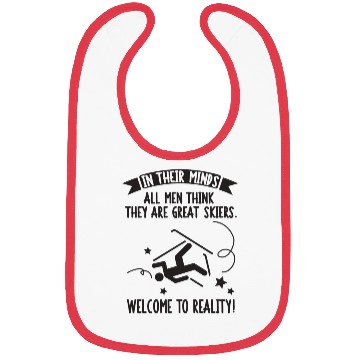 Discover All Men Are Great Skiers Bibs