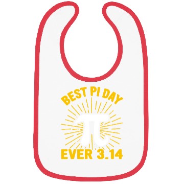 Discover Funny Math Best Pi Day Ever 3 14 Bibs