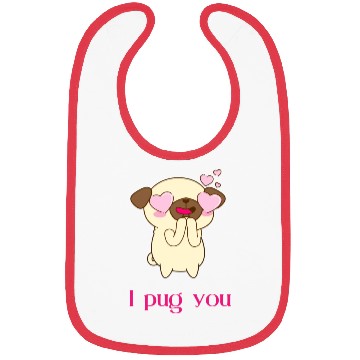 Discover Pug Life Pet Dog Lover Bibs