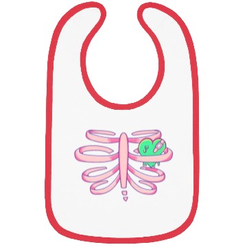 Discover Rib Bones Pastel Gothic Aesthetic Menhera Bibs