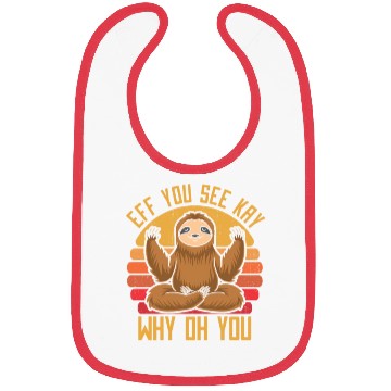 Discover Sloth Hilarious Sloth Yoga Bibs