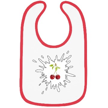 Discover A captivating cherry design Bibs