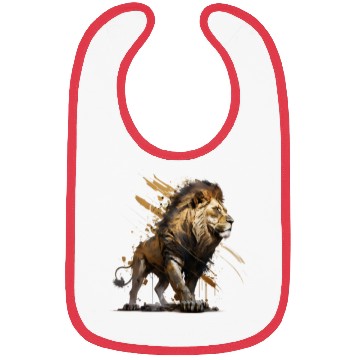 Discover Lion walking, lion Bibs