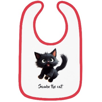 Discover Black Sambo Cat Bibs