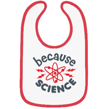 Discover Because Science yellow Bibs