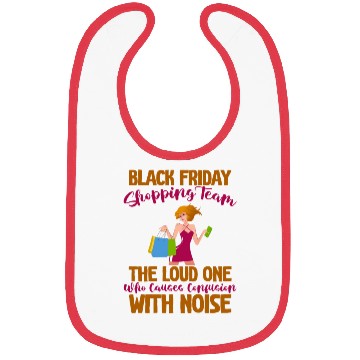 Discover Black Friday Shopping Team 4 Bibs
