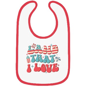 Discover Land That I Love, Independence Day Bibs