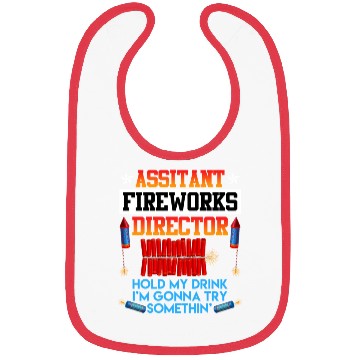 Discover Independence Day Assistant Fireworks Director USA Bibs