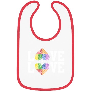 Discover LOVE IS LOVE Bibs
