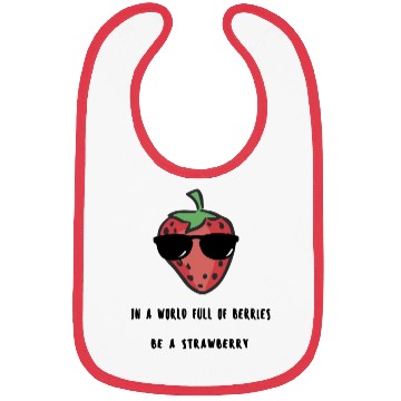 Discover Strawberry world Bibs