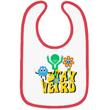 Discover Stay Weird Bibs