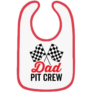 Discover Dad Pit Crew for Racing Party Costume Bibs