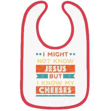 Discover Cheese Lover yellow Bibs