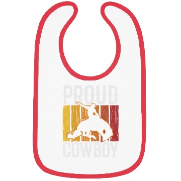 Discover Proud Cowboy Cute Texas Cowboys Sayings Bibs