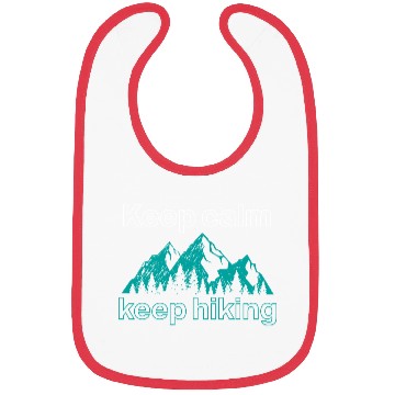 Discover Keep calm keep hiking tumblr Bibs