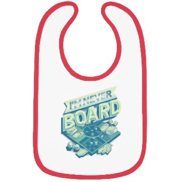 Discover Im Never Board 80s Bibs