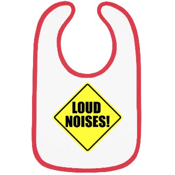 Discover Loud Noises yellow Bibs