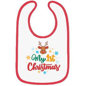 Discover My first Christmas green Bibs