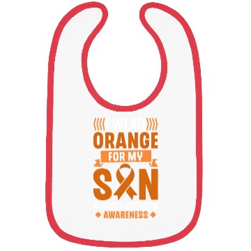 Discover I Wear Orange For My Son Multiples Sclerosis MS Bibs
