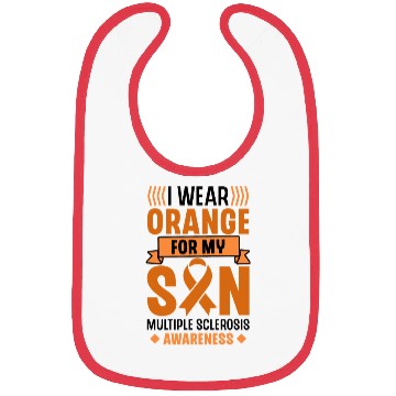 Discover I Wear Orange For My Son Multiples Sclerosis MS Bibs