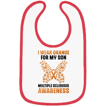 Discover I Wear Orange For My Son Multiples Sclerosis MS Bibs