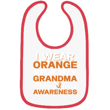 Discover I Wear Orange For My Grandma Multiples Sclerosis Bibs