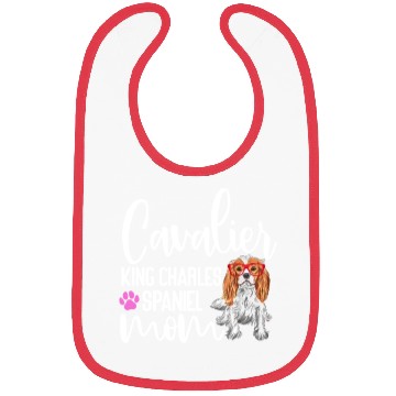 Discover Cavalier King Charles Spaniel Mom Bibs
