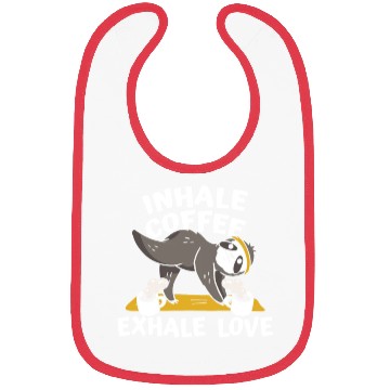Discover Sloth Coffee Sloth Yoga Bibs