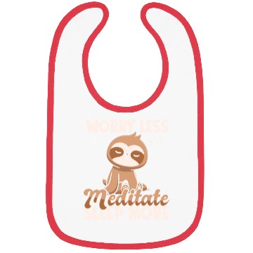 Discover Sloth Lazy Sloth Yoga Bibs