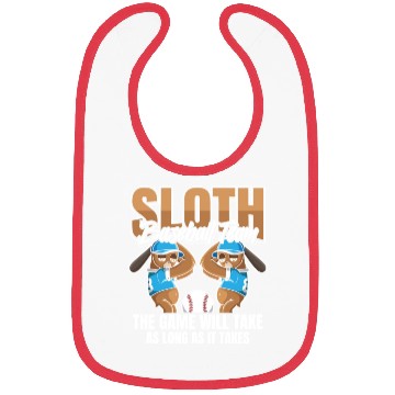 Discover Sloth Team Sloth Baseball Bibs