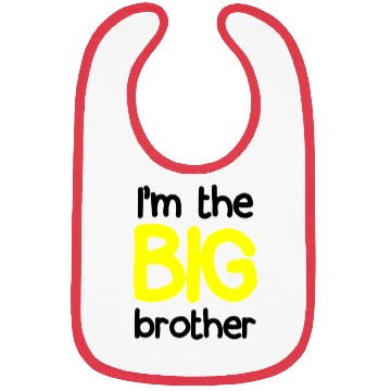 Discover i'm the big brother Bibs