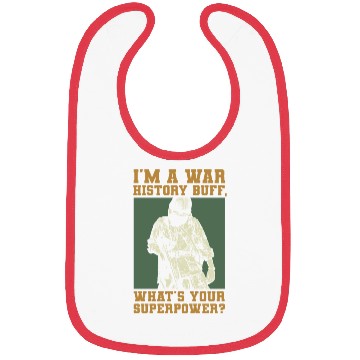 Discover War History Buff - WW2 Enthusiast Bibs