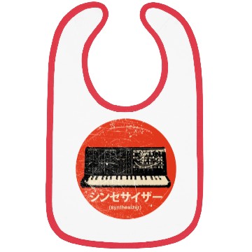 Discover Vintage Japanese Synthesizer Analog Retro design Bibs