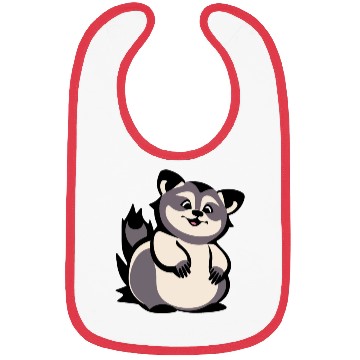 Discover Simply cute raccoon Bibs
