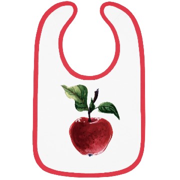 Discover Red Fresh Apple Bibs