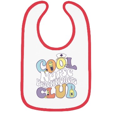 Discover Cool Nurse Practitioners Club RN Registered Nurse Bibs