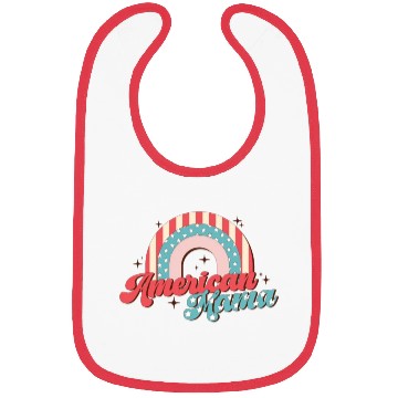 Discover American Mama, Independence Day Bibs