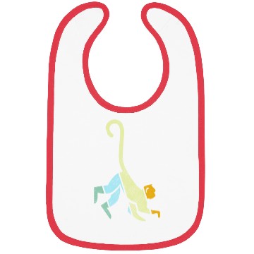 Discover monkey retro Bibs